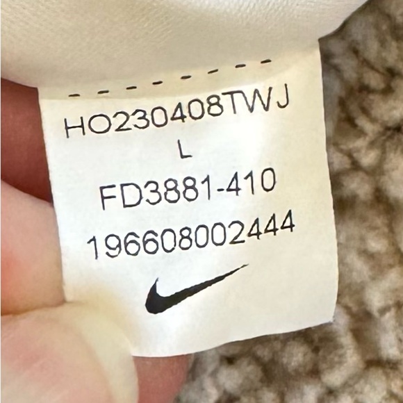 Nike Kids Therma-FIT Open-Hem Athletic Training Pants Large Navy Winter Gym - Picture 10 of 11